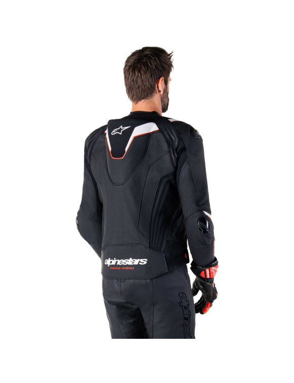 Chaqueta de moto de cuero Alpinestars Missile V3 Ignition - Negro/Blanco 310032512 - 8 Chaqueta de moto de cuero Alpinestars Missile V3 Ignition - Negro/Blanco 310032512 - 8