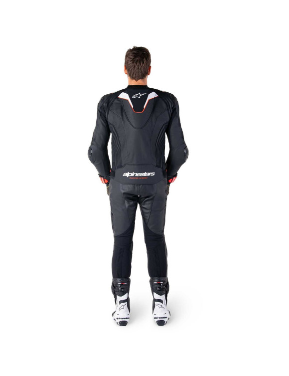 Giacca Moto Alpinestars In Pelle Missile V3 Ignition - Nero/Bianco 310032512 - 11 Giacca Moto Alpinestars In Pelle Missile V3 Ignition - Nero/Bianco 310032512 - 11