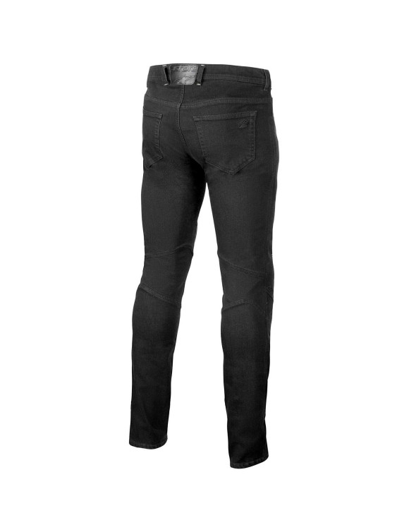 Pantalones de moto Alpinestars Radium V2 Jeans - Enjuague/Negro 33281241202 - 2