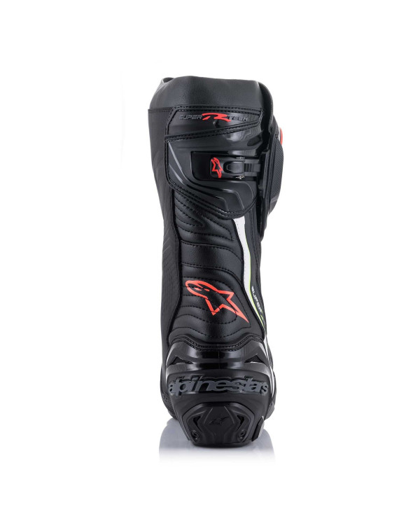 Bottes de moto Alpinestars Supertech R - Noir/Blanc/Rouge Grippe/Jaune Influence 22200211236 - 5 Bottes de moto Alpinestars Supertech R - Noir/Blanc/Rouge Grippe/Jaune Influence 22200211236 - 5