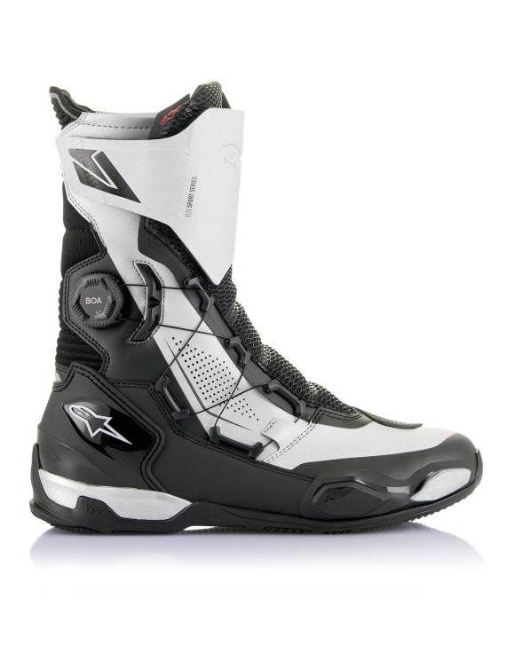 Bottes de moto Alpinestars Sp-X Boa - Noir/Argent 2222024119 - 2