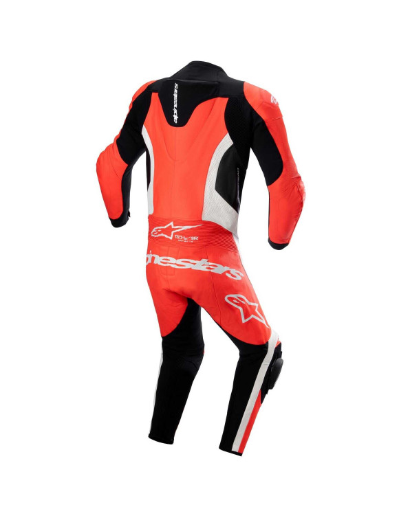 Traje de moto de cuero Alpinestars GP Force Lurv - 1 pieza - Rojo fluo/Blanco/Negro 31521243022 - 2 Traje de moto de cuero Alpinestars GP Force Lurv - 1 pieza - Rojo fluo/Blanco/Negro 31521243022 - 2