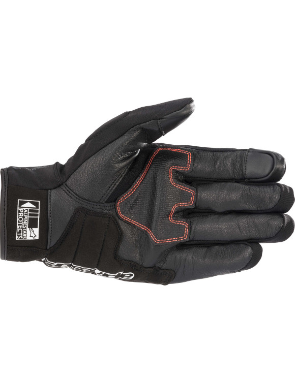 Gants de moto Alpinestars Honda SMX Z Drystar® - Noir/Rouge vif 35273211303 - 2