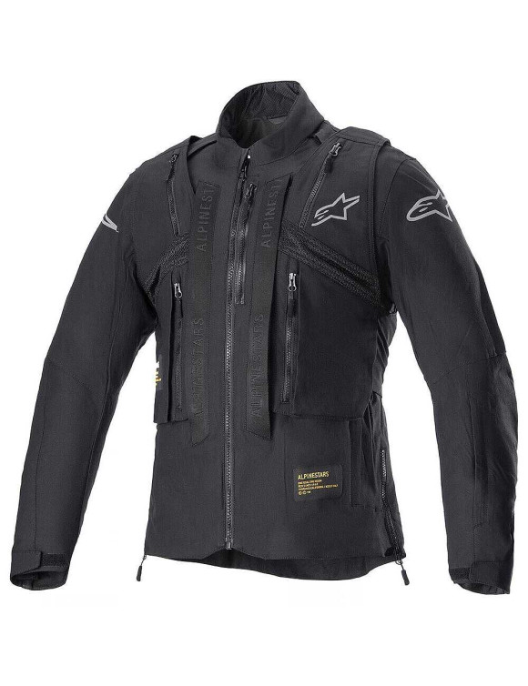 Veste de moto Alpinestars Techdura Riflesso - Noir 37045241119 - 3