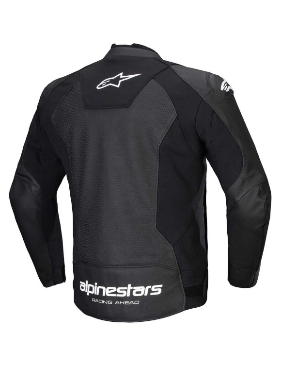 Alpinestars Faster V3 Airflow Leder-Motorradjacke – Schwarz/Weiß/Fluo Gelb 310362512 - 2 Alpinestars Faster V3 Airflow Leder-Motorradjacke – Schwarz/Weiß/Fluo Gelb 310362512 - 2