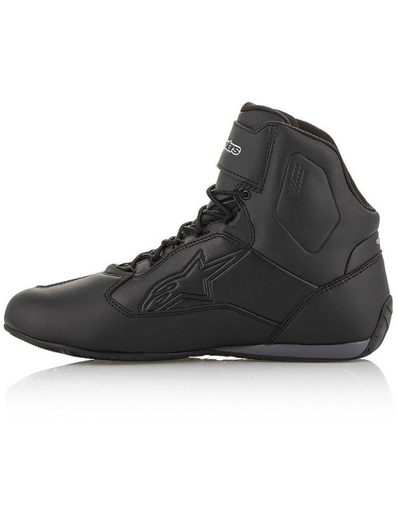 Zapatos de moto Alpinestars Stella Faster-3 Drystar® para mujer - Negro/Plata 2540919119 - 3