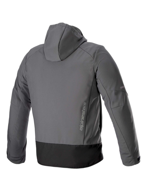 Neo Felpa Con Cappuccio Alpinestars Impermeabile - Grigio catrame/Nero 42080239610 - 2