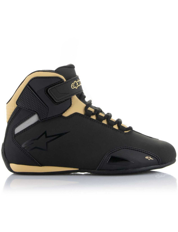 Alpinestars Stella Sektor Zapatos de moto para mujer - Champán/negro 25157191090 - 2