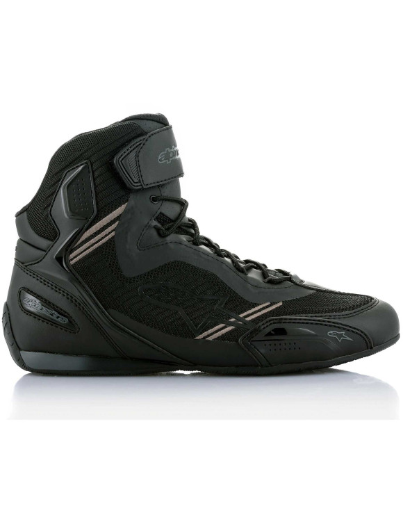 Scarpe Moto Alpinestars Faster-3 Rideknit® - Nero/Nero 25103191100 - 3