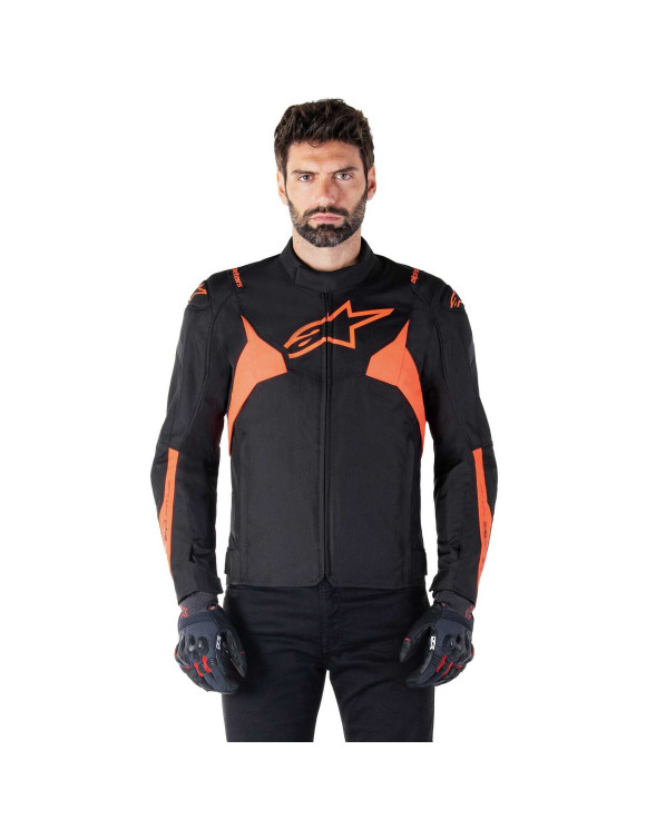 Chaqueta de moto impermeable Alpinestars T - Jaws V4 - Negro/Rojo fluo 32001251030 - 3 Chaqueta de moto impermeable Alpinestars T - Jaws V4 - Negro/Rojo fluo 32001251030 - 3