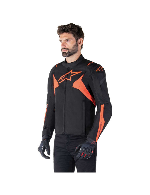 Alpinestars wasserdichte Motorradjacke T – Jaws V4 – Schwarz/Fluorot 32001251030 - 4 Alpinestars wasserdichte Motorradjacke T – Jaws V4 – Schwarz/Fluorot 32001251030 - 4