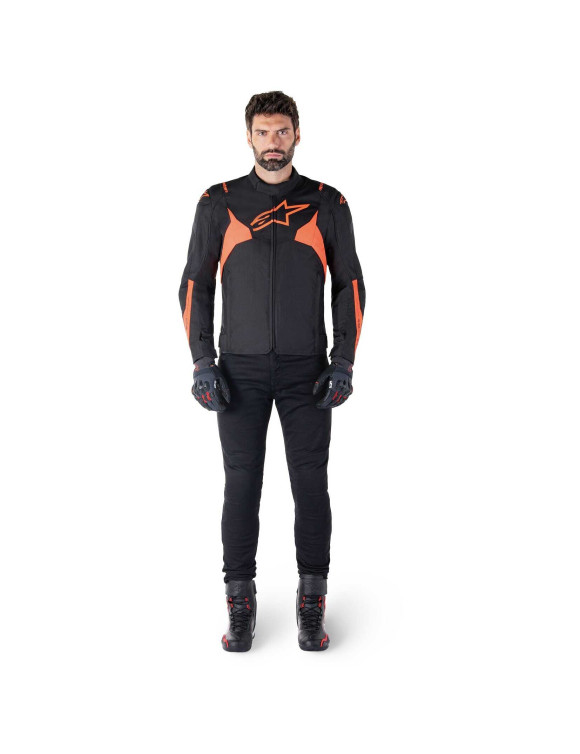 Alpinestars Waterproof Motorcycle Jacket T - Jaws V4 - Black/Fluo Red 32001251030 - 9 Alpinestars Waterproof Motorcycle Jacket T - Jaws V4 - Black/Fluo Red 32001251030 - 9