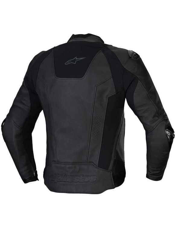 Chaqueta de moto de cuero Alpinestars Missile V3 - Negro/Negro 31001251100 - 2
