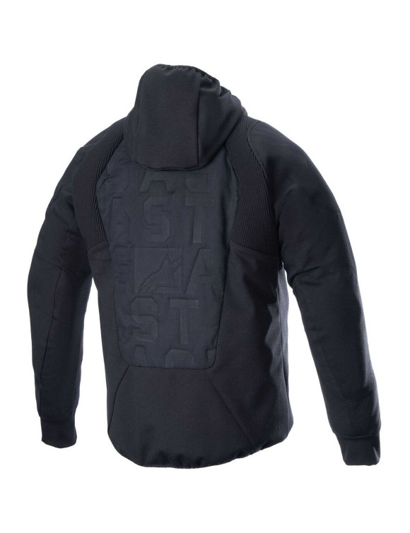 Veste de moto hybride Alpinestars avec capuche Alpinestars Mo.St.Eq - Noir 420182410 - 2 Veste de moto hybride Alpinestars avec capuche Alpinestars Mo.St.Eq - Noir 420182410 - 2