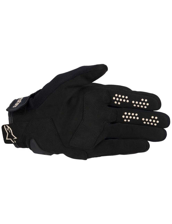 Gants de moto Alpinestars Chrome V2 - Noir/Amande 35609251492 - 2
