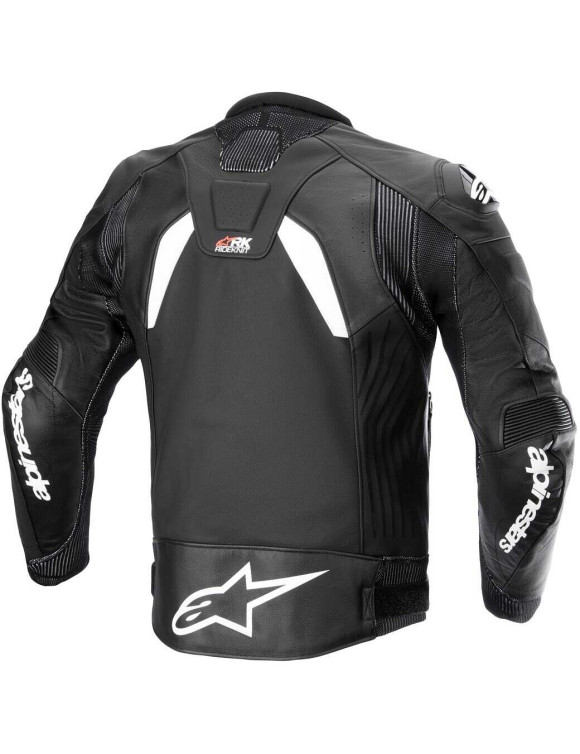 Alpinestars GP Plus R V4 Rideknit® Leather Motorcycle Jacket - Black/White 310032412 - 2