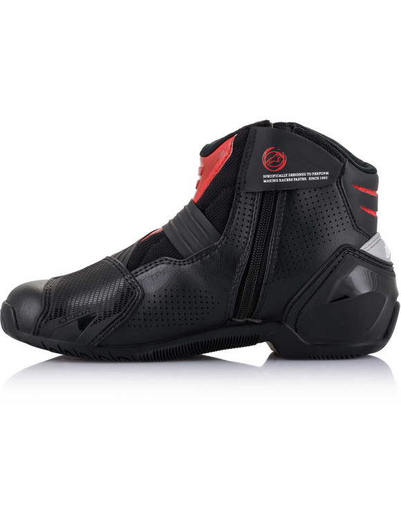 Alpinestars Vented SMX-1 R V2 Motorcycle Boots - Black/Red 222402113 - 3 Alpinestars Vented SMX-1 R V2 Motorcycle Boots - Black/Red 222402113 - 3
