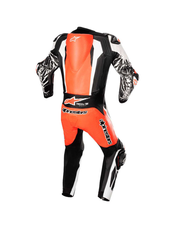 Alpinestars Absolute V2 Racing Leder-Motorradanzug – 1 Stück – Fluo Rot/Weiß/Schwarz 31563233022 - 2 Alpinestars Absolute V2 Racing Leder-Motorradanzug – 1 Stück – Fluo Rot/Weiß/Schwarz 31563233022 - 2
