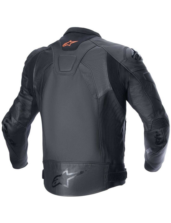 Giacca Moto Alpinestars In Pelle Airflow GP Plus R V4 - Nero/Nero 31006241100 - 2