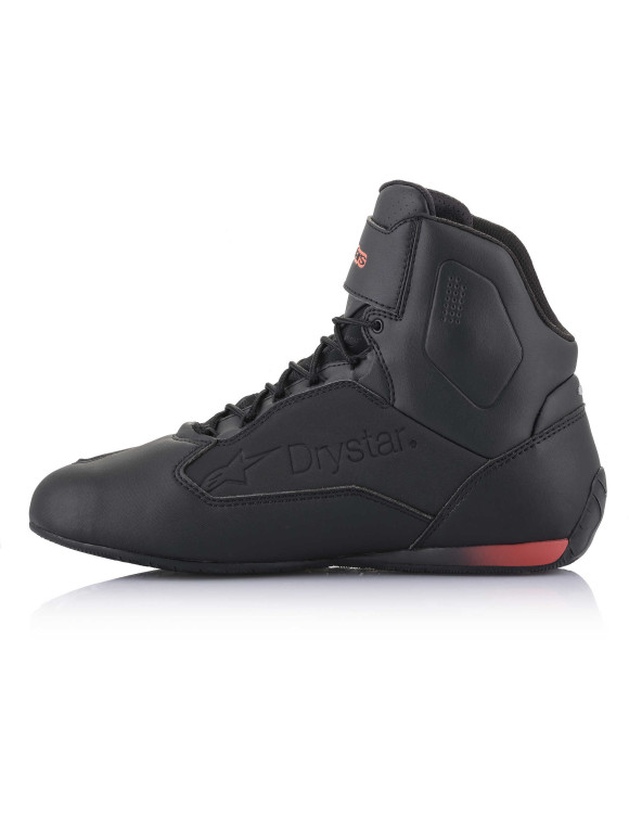 Zapatos de moto Alpinestars Faster-3 Drystar - Negro/Rojo fluo 25407191030 - 5