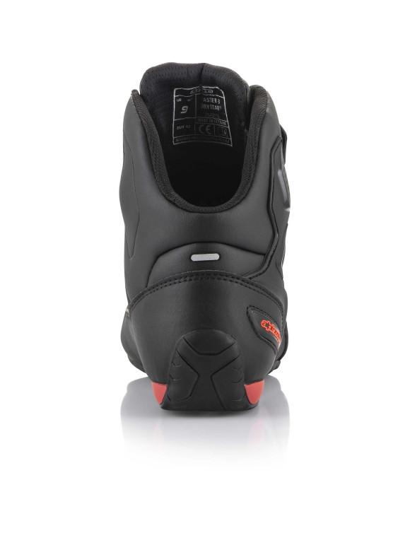 Zapatos de moto Alpinestars Faster-3 Drystar - Negro/Rojo fluo 25407191030 - 7