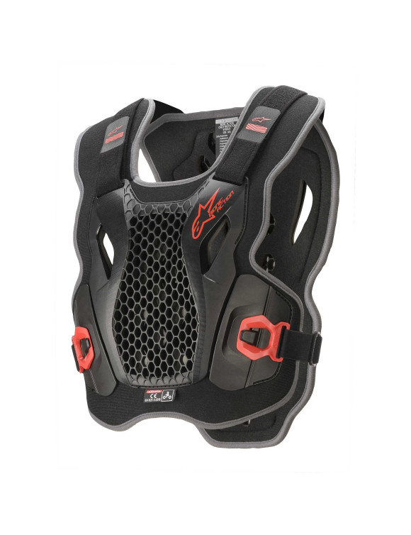 Alpinestars Bionic Action Plastron - Noir/Rouge 670042113 - 2 Alpinestars Bionic Action Plastron - Noir/Rouge 670042113 - 2