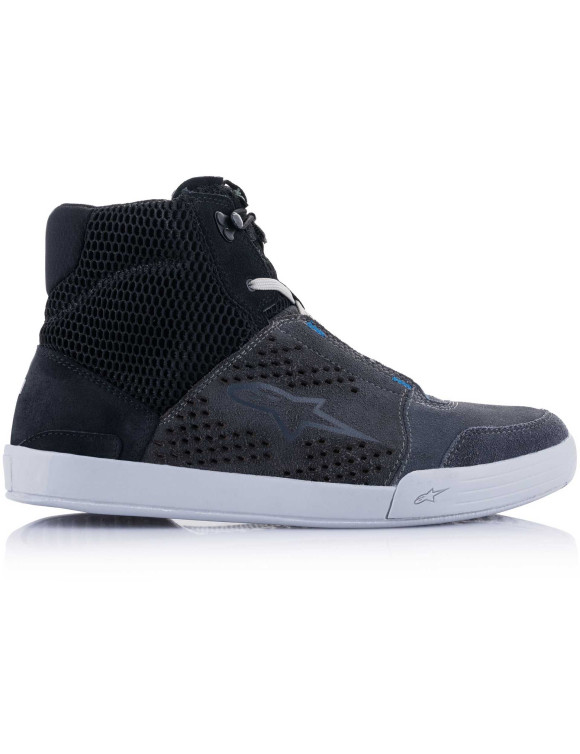 Scarpe Moto Alpinestars Chrome Air - Nero/Grigio freddo/Blu 25125221247 - 3 Scarpe Moto Alpinestars Chrome Air - Nero/Grigio freddo/Blu 25125221247 - 3