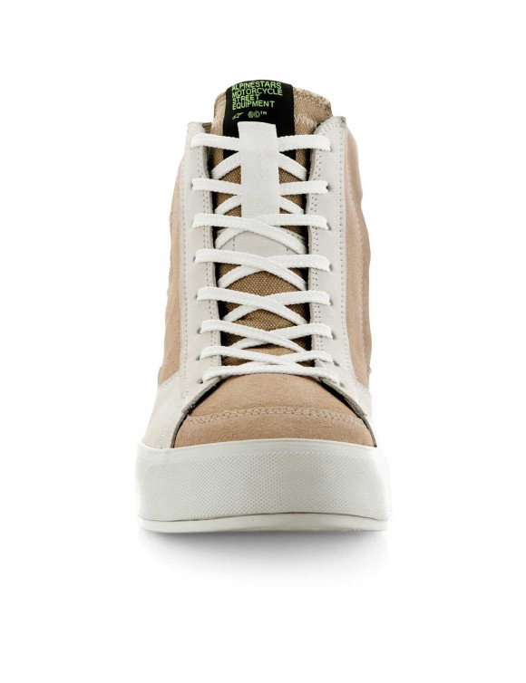 Zapatos de moto Alpinestars Stated Podium Stella para mujer - Blanco/Gris claro 25402242008 - 2