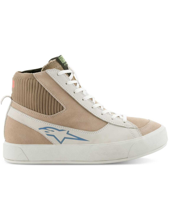 Zapatos de moto Alpinestars Stated Podium Stella para mujer - Blanco/Gris claro 25402242008 - 4