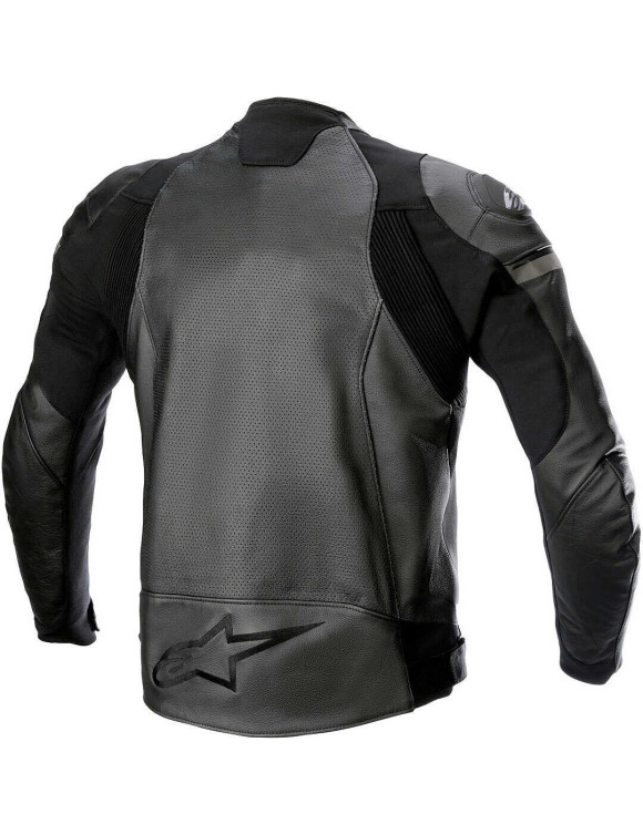 Chaqueta de moto de cuero Alpinestars GP Force Airflow - Negro/Negro 31007221100 - 2