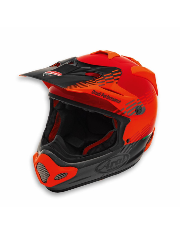Casco Moto Off-Road Originale Ducati Desmo Black/Red Lucido 98109213 - 1 Casco Moto Off-Road Originale Ducati Desmo Black/Red Lucido 98109213 - 1