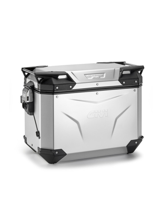 Valise Latérale Droite, GIVI OBKEV44AAR, TREKKER OUTBACK EVO SMART Anodisé 44L - 1