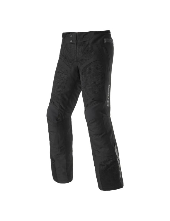 Pantaloni Moto da Uomo Estivi Clover Ventouring-4  WP Black 13008-N/N - 1