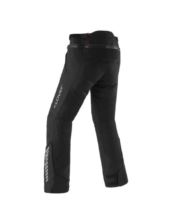 Pantaloni Moto da Uomo Estivi Clover Ventouring-4  WP Black 13008-N/N - 2