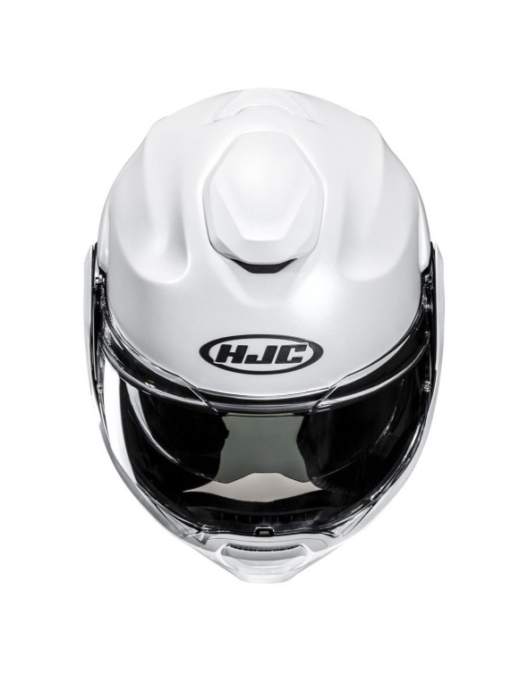 Casque Moto Modulable HJC F100 Uni Blanc Perle Brillant 189229 - 4