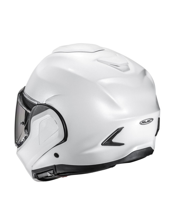 Casque Moto Modulable HJC F100 Uni Blanc Perle Brillant 189229 - 6