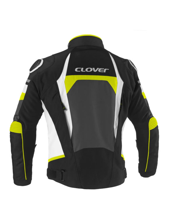 Clover Airblade-5 Herren Sommer Motorradjacke Gelb/Weiß 17019-B/G - 2