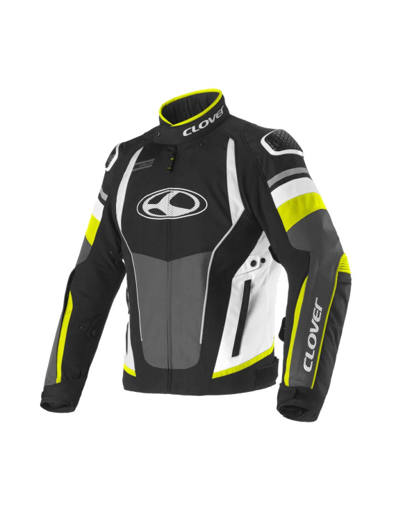 Clover Airblade-5 Herren Sommer Motorradjacke Gelb/Weiß 17019-B/G - 1