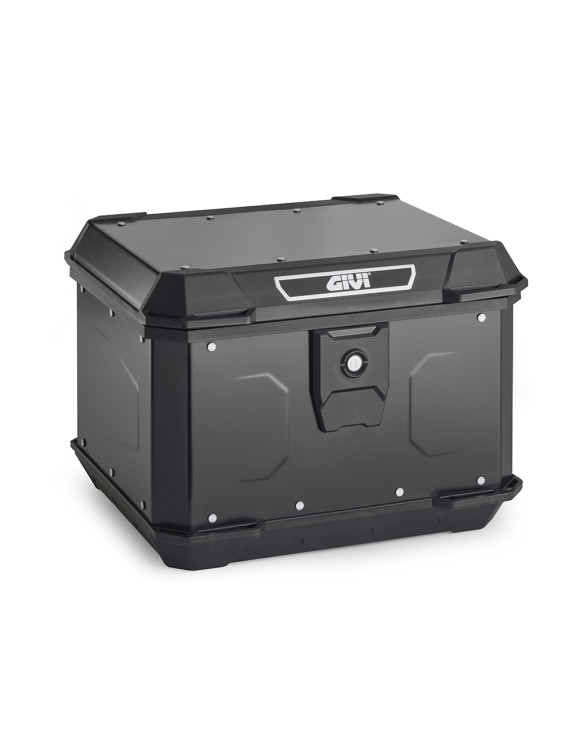 ALPINA BLACK LINE MONOLOCK® Top Case 44 lt, Givi ALP44B, in black painted aluminum - 1