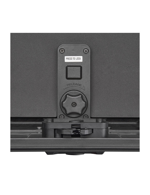 ALPINA BLACK LINE MONOLOCK® Top Case 44 lt, Givi ALP44B, in black painted aluminum - 3