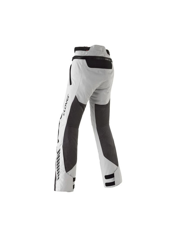 Pantalon Moto Touring Femme Clover Ventouring-4 WP Noir/Gris 13009-N/GR - 2