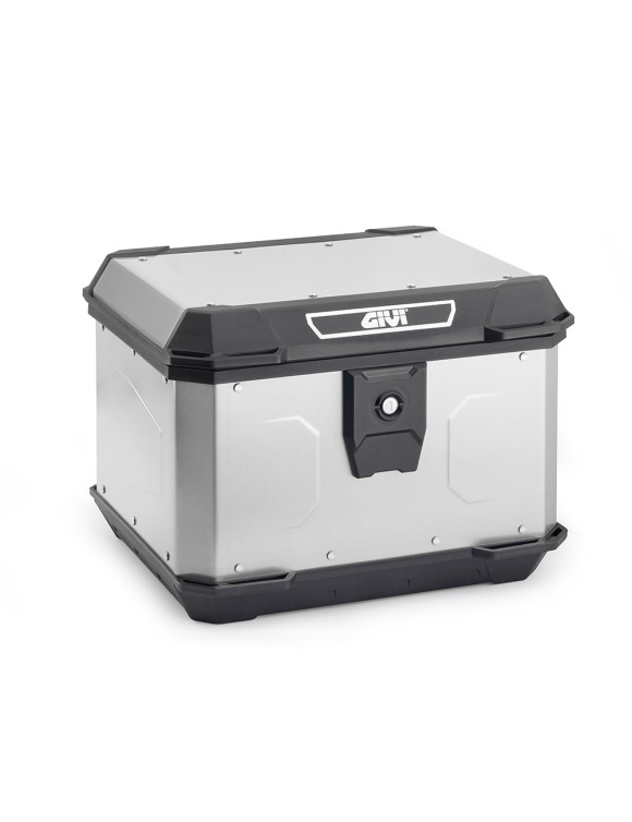 Maleta Alpina MONOLOCK® 44 lt, Givi ALP44A, en aluminio natural - 1