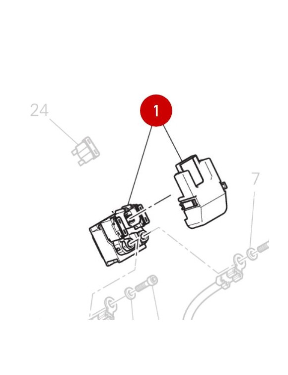 Contactor de arranque Ducati 39740081B - 1