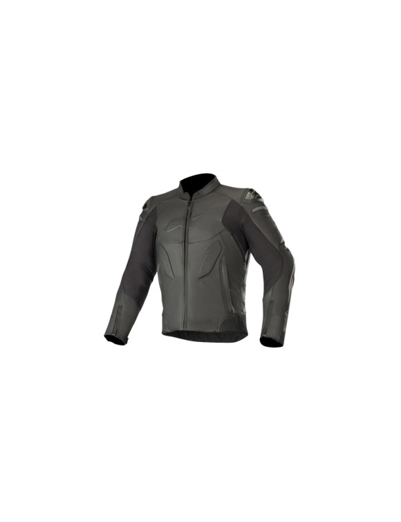 Veste de moto en cuir Alpinestars Caliber - Noir 310731910 - 1 Veste de moto en cuir Alpinestars Caliber - Noir 310731910 - 1
