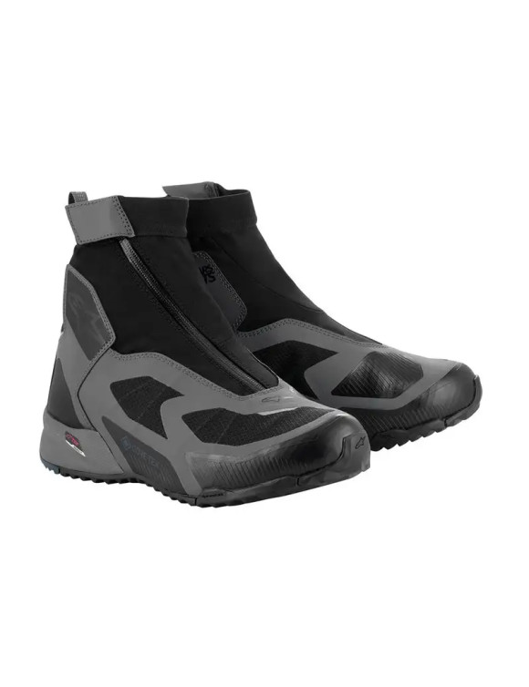 Alpinestars Cr - 8 Gore-Tex Chaussures de moto - Noir/Gris foncé/Bleu pétrole 23382241285 - 1