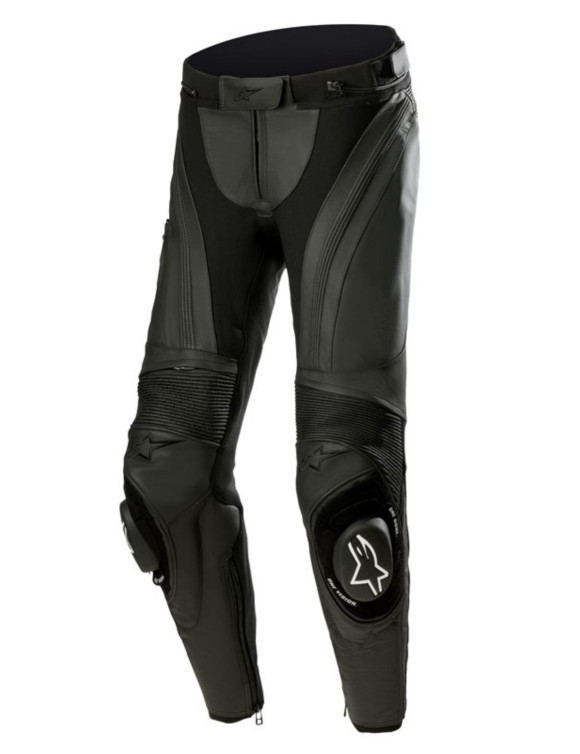 Pantalones de moto de cuero para mujer Alpinestars Stella Missile V3 - Negro/Negro 31305221100 - 1 Pantalones de moto de cuero para mujer Alpinestars Stella Missile V3 - Negro/Negro 31305221100 - 1