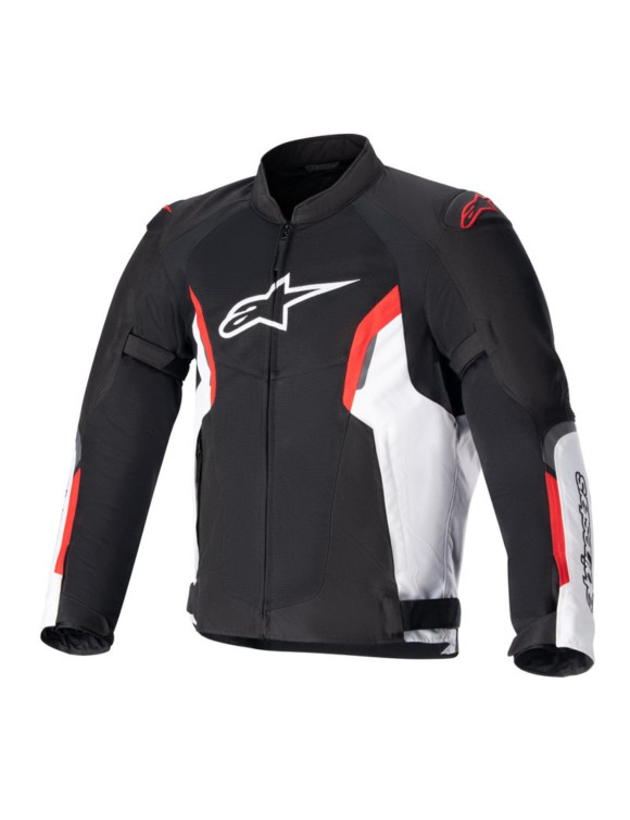 Chaqueta de moto Alpinestars AST V2 Air - Negro/Blanco/Rojo brillante 33061211304 - 1