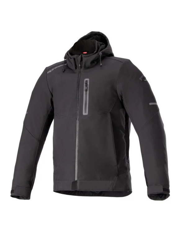 Neo Felpa Con Cappuccio Alpinestars Impermeabile - Nero/Nero 42080231100 - 1 Neo Felpa Con Cappuccio Alpinestars Impermeabile - Nero/Nero 42080231100 - 1