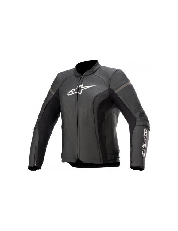 Alpinestars Stella Kira V2 Damen Leder-Motorradjacke – Schwarz 311202110 - 1