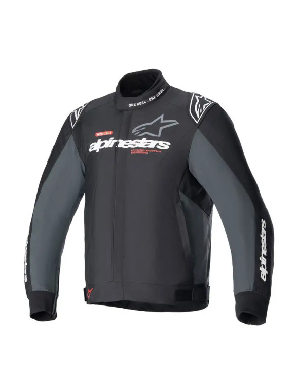 Giacca Moto Alpinestars Monza Sport - Nero/Catrame/Grigio 33067231169 - 1